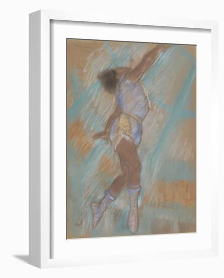 Miss Lala at the Cirque Fernando-Edgar Degas-Framed Giclee Print