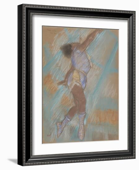 Miss Lala at the Cirque Fernando-Edgar Degas-Framed Giclee Print