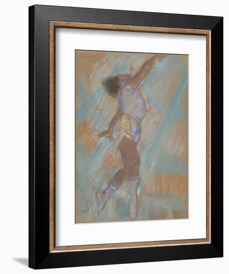 Miss Lala at the Cirque Fernando-Edgar Degas-Framed Giclee Print