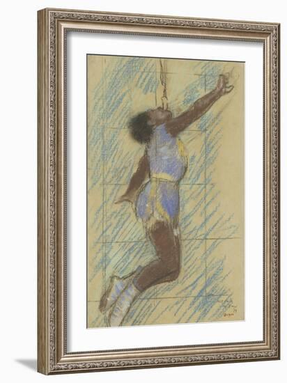 Miss Lala at the Fernando Circus, 1879-Edgar Degas-Framed Giclee Print