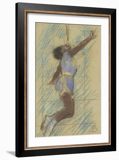 Miss Lala at the Fernando Circus, 1879-Edgar Degas-Framed Giclee Print