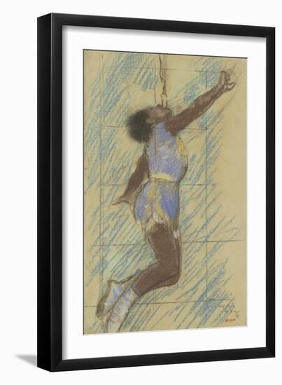 Miss Lala at the Fernando Circus, 1879-Edgar Degas-Framed Giclee Print