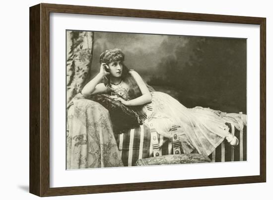 Miss Langtry as Cleopatra-English Photographer-Framed Giclee Print