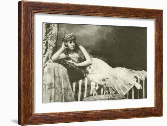 Miss Langtry as Cleopatra-English Photographer-Framed Giclee Print