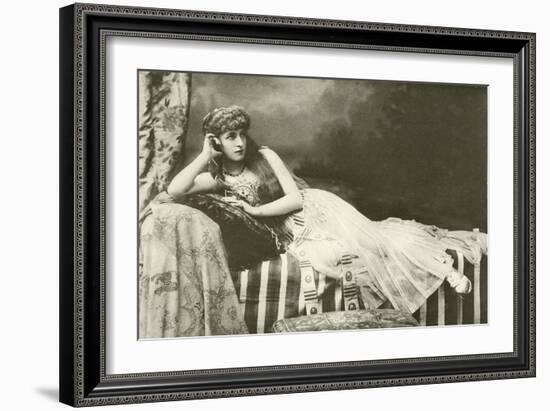 Miss Langtry as Cleopatra-English Photographer-Framed Giclee Print