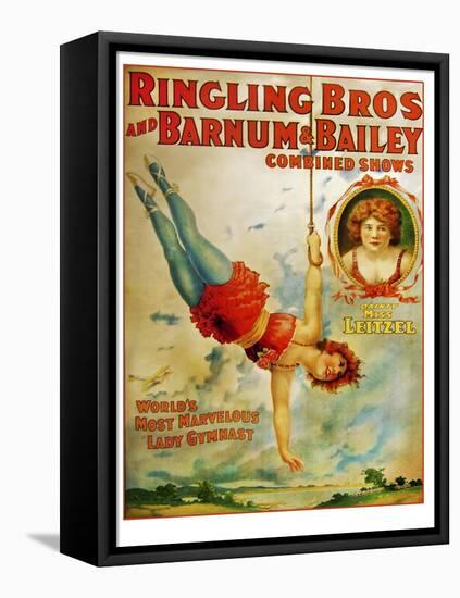 Miss Lietzel Barnum Bailey-null-Framed Premier Image Canvas