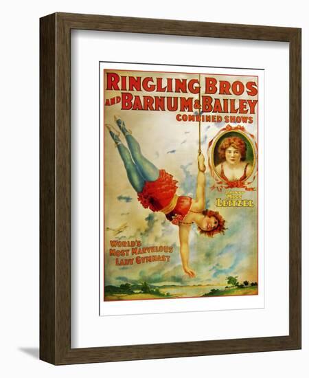 Miss Lietzel Barnum Bailey-null-Framed Giclee Print