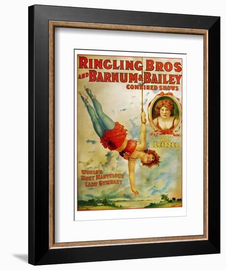 Miss Lietzel Barnum Bailey-null-Framed Giclee Print