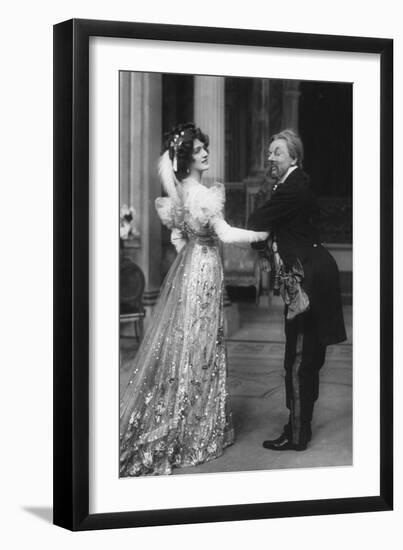 Miss Lily Elsie and Mr George Graves in the Merry Widow, 20th Century-null-Framed Giclee Print