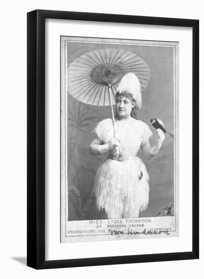 Miss Lydia Thompson, as Robinson Crusoe-null-Framed Giclee Print
