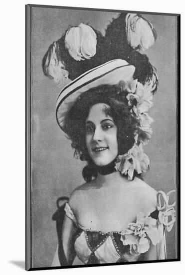 'Miss Mabelle Gilman, the Bewitching Girl in the Casino - The Casino Girl at the Shaftesbury', 1-W&D Downey-Mounted Photographic Print