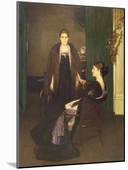 Miss Maclaren and Mrs Oliver-John Lavery-Mounted Giclee Print