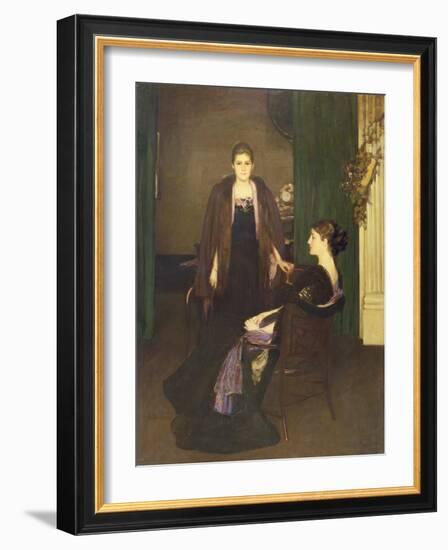 Miss Maclaren and Mrs Oliver-John Lavery-Framed Giclee Print