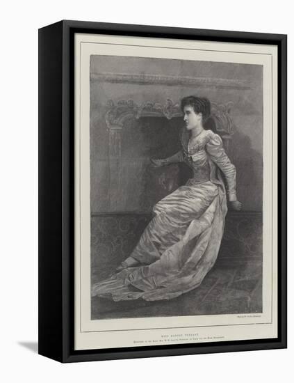 Miss Margot Tennant-null-Framed Premier Image Canvas