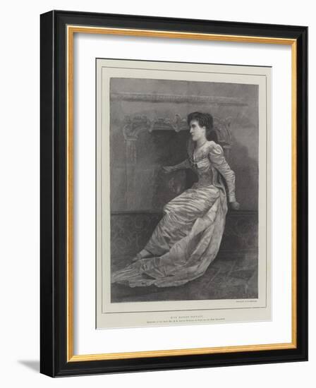 Miss Margot Tennant-null-Framed Giclee Print