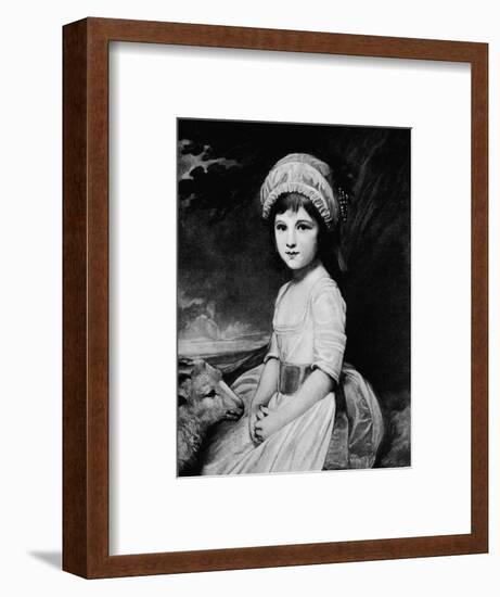 'Miss Martindale', c1781, (1912)-George Romney-Framed Giclee Print