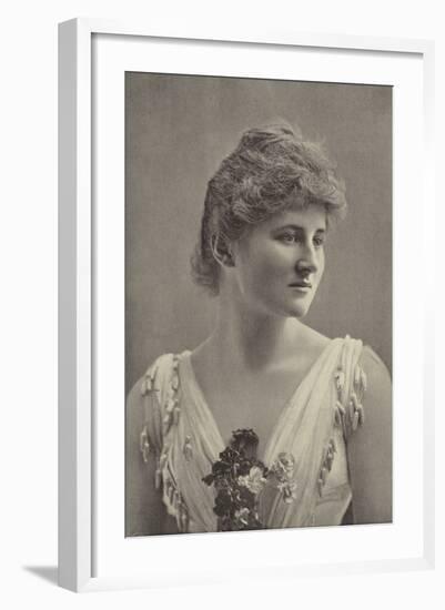 Miss Mary Anderson-null-Framed Photographic Print