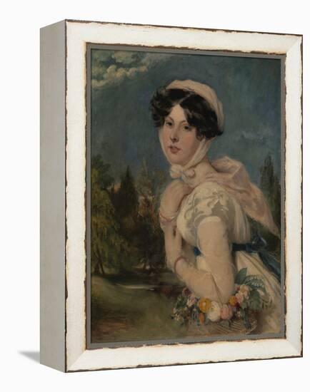Miss Mary Arabella Jay-William Etty-Framed Premier Image Canvas