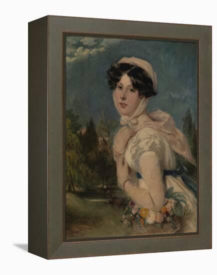 Miss Mary Arabella Jay-William Etty-Framed Premier Image Canvas