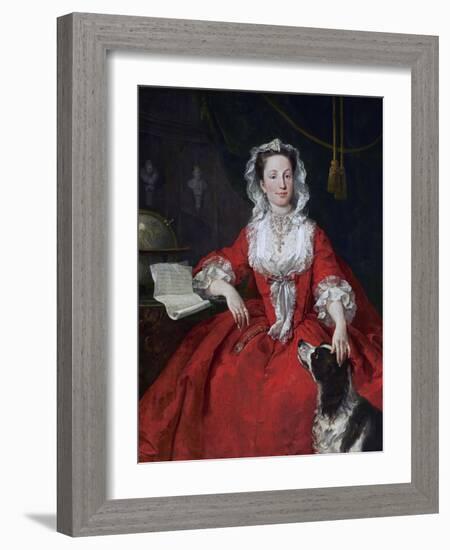 Miss Mary Edwards-William Hogarth-Framed Giclee Print