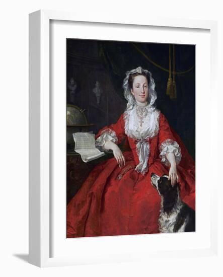 Miss Mary Edwards-William Hogarth-Framed Giclee Print