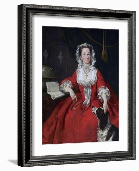 Miss Mary Edwards-William Hogarth-Framed Giclee Print