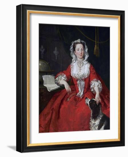 Miss Mary Edwards-William Hogarth-Framed Giclee Print