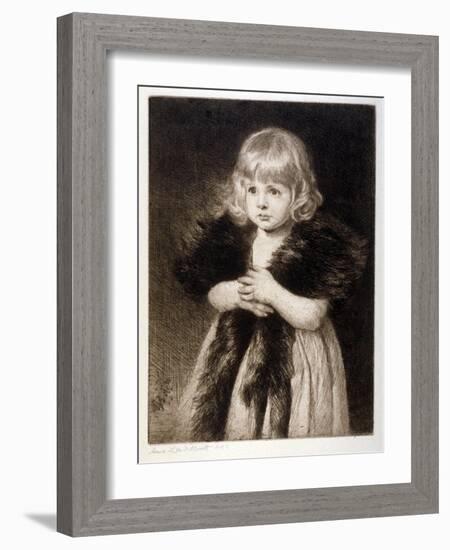 Miss Mildred Carter - Grandmother's Boa, C1864-1930-Anna Lea Merritt-Framed Giclee Print