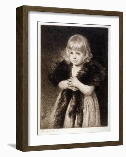 Miss Mildred Carter - Grandmother's Boa, C1864-1930-Anna Lea Merritt-Framed Giclee Print