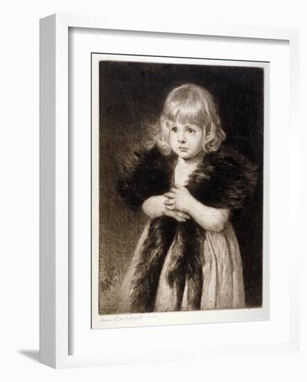 Miss Mildred Carter - Grandmother's Boa, C1864-1930-Anna Lea Merritt-Framed Giclee Print