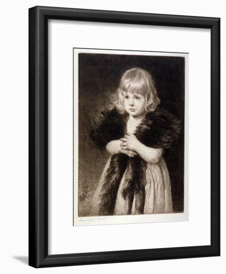 Miss Mildred Carter - Grandmother's Boa, C1864-1930-Anna Lea Merritt-Framed Giclee Print