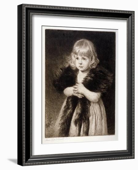 Miss Mildred Carter - Grandmother's Boa, C1864-1930-Anna Lea Merritt-Framed Giclee Print