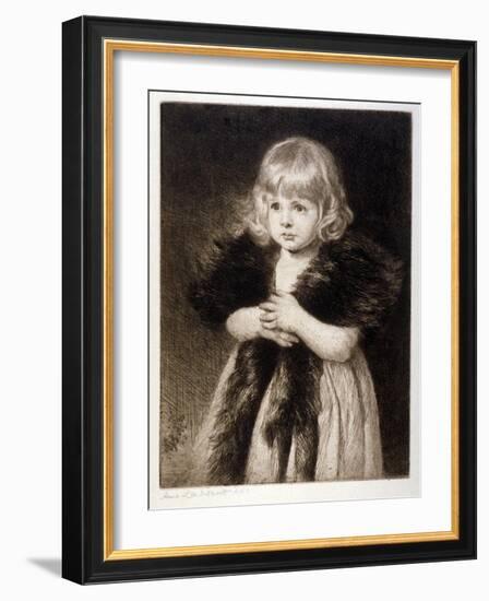 Miss Mildred Carter - Grandmother's Boa, C1864-1930-Anna Lea Merritt-Framed Giclee Print