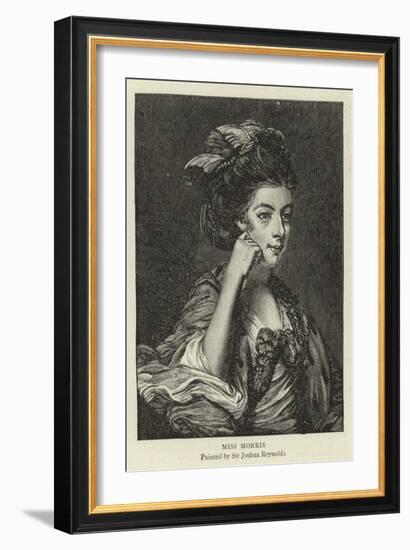 Miss Morris-Sir Joshua Reynolds-Framed Giclee Print