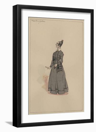 Miss Murdstone, C.1920s-Joseph Clayton Clarke-Framed Giclee Print