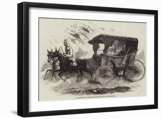 Miss Nightingale's Carriage at the Seat of War-null-Framed Giclee Print