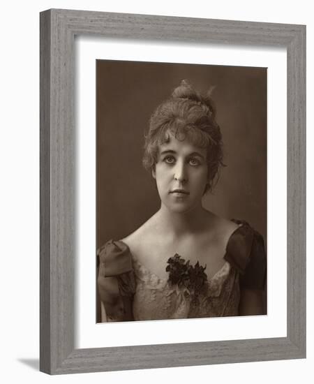 Miss Norreys, British Actress, 1887-Ernest Barraud-Framed Photographic Print