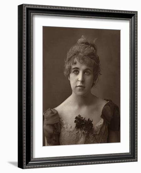 Miss Norreys, British Actress, 1887-Ernest Barraud-Framed Photographic Print