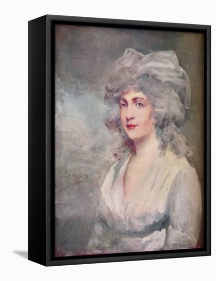 'Miss O?Dwyer', c1799-George Chinnery-Framed Premier Image Canvas