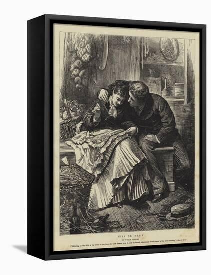 Miss or Mrs?-Sir Samuel Luke Fildes-Framed Premier Image Canvas