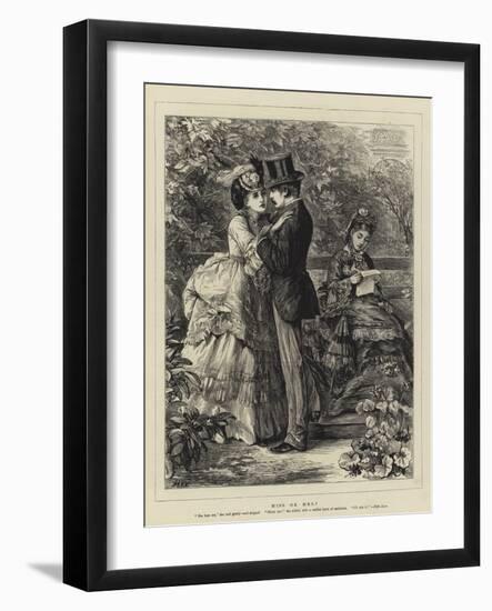 Miss or Mrs?-Henry Woods-Framed Giclee Print