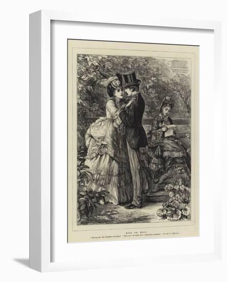 Miss or Mrs?-Henry Woods-Framed Giclee Print