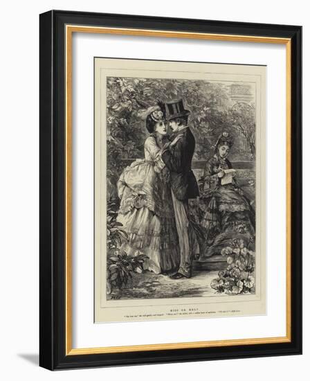 Miss or Mrs?-Henry Woods-Framed Giclee Print