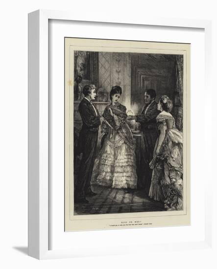 Miss or Mrs?-Henry Woods-Framed Giclee Print