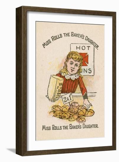 Miss Rolls the Baker's Daughter-null-Framed Giclee Print