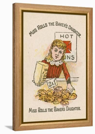 Miss Rolls the Baker's Daughter-null-Framed Premier Image Canvas
