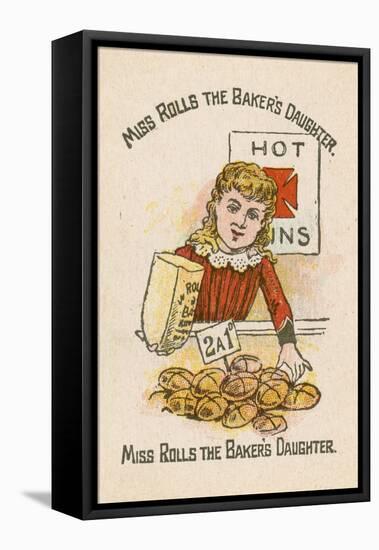 Miss Rolls the Baker's Daughter-null-Framed Premier Image Canvas