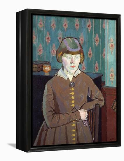 Miss Ruth Doggett-Harold Gilman-Framed Premier Image Canvas