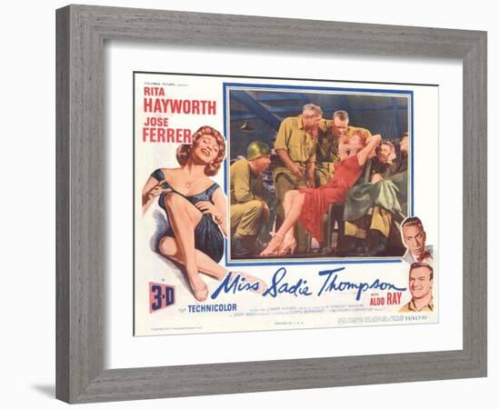 Miss Sadie Thompson, 1953-null-Framed Art Print