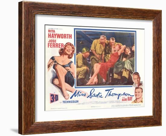 Miss Sadie Thompson, 1953-null-Framed Art Print